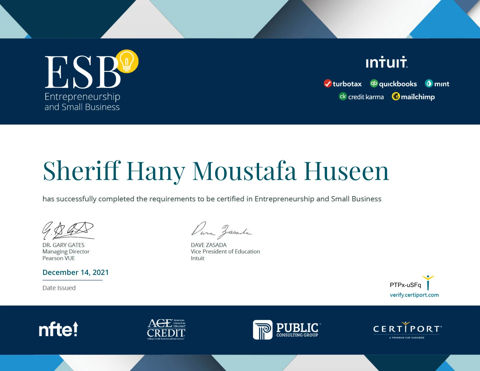 Entrepreneurship and Small Business (ESB)