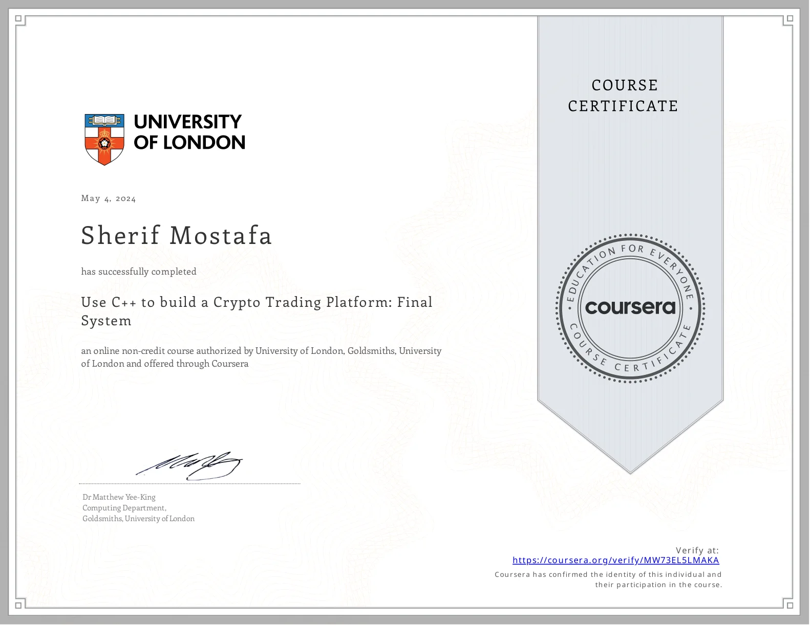 Use C++ to build a Crypto Trading Platform: Final System