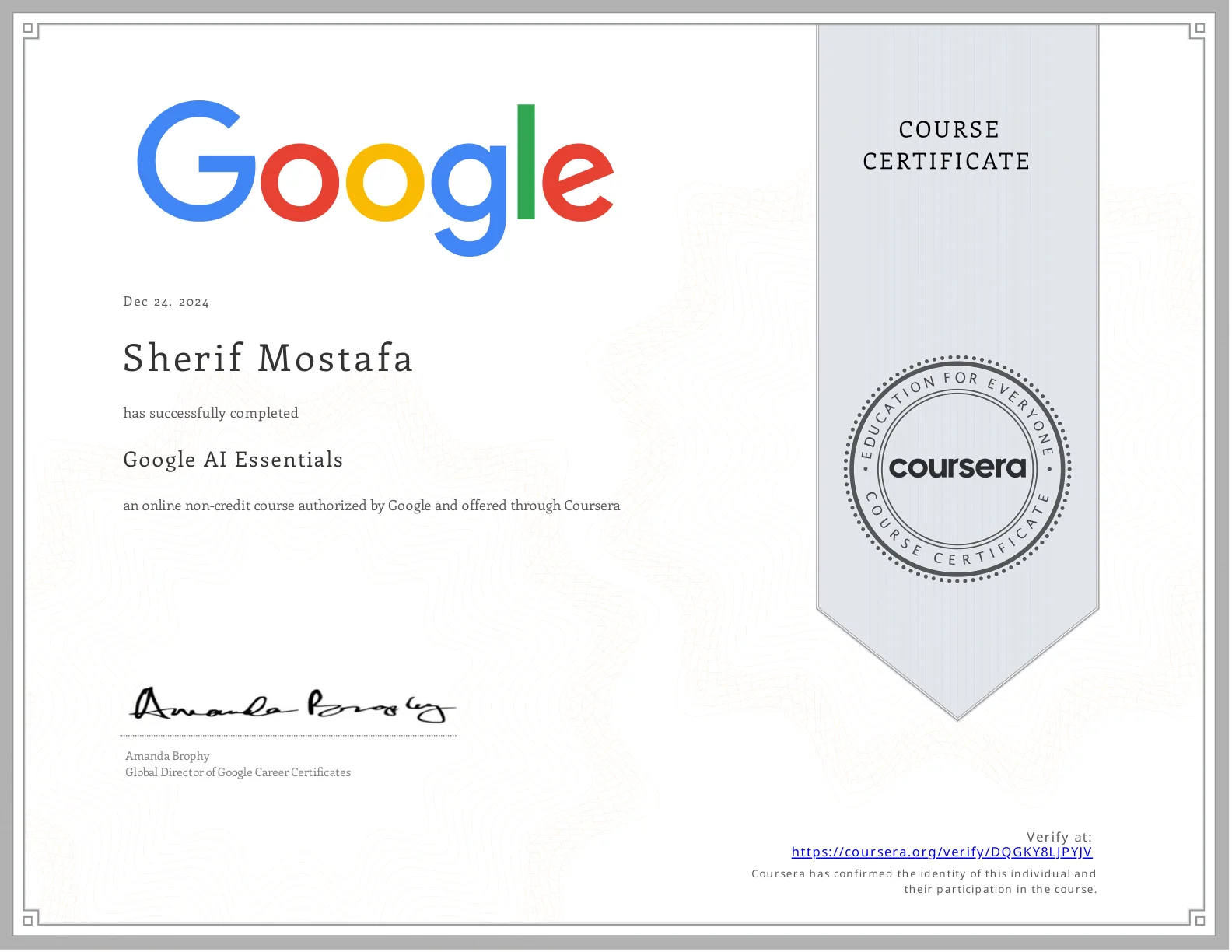 Google AI Essentials