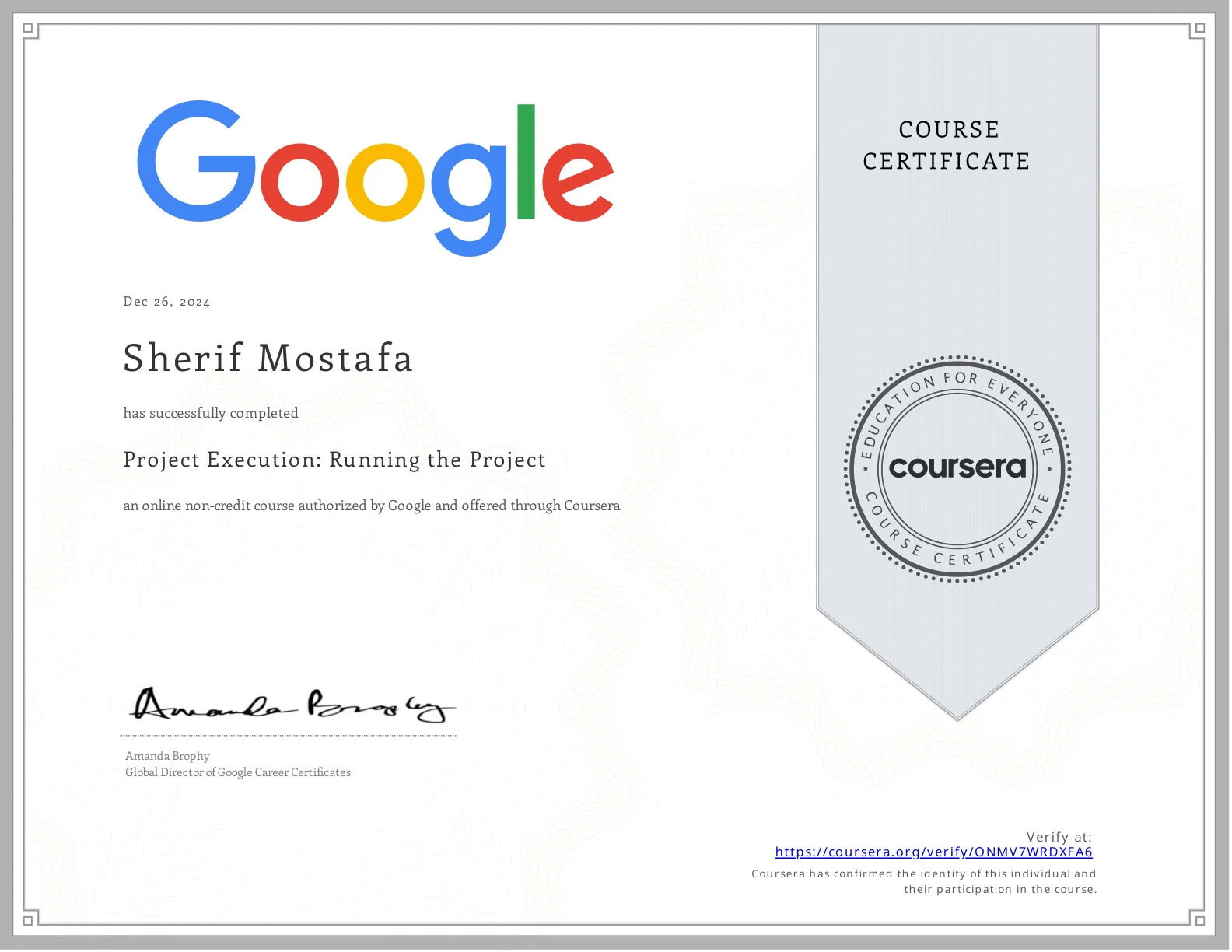 Project Execution: Running the Project